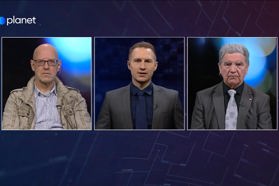 Ura moči: dr. Janez Juhant in dr. Bernard Nežmah o Trumpovih izjavah, politični stabilnosti Golobove vlade in zapuščini papeža Frančiška